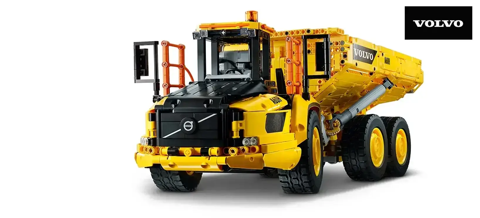 Блочный конструктор LEGO Technic Cамосвал 6x6 Volvo (42114) на дистанционном управлении